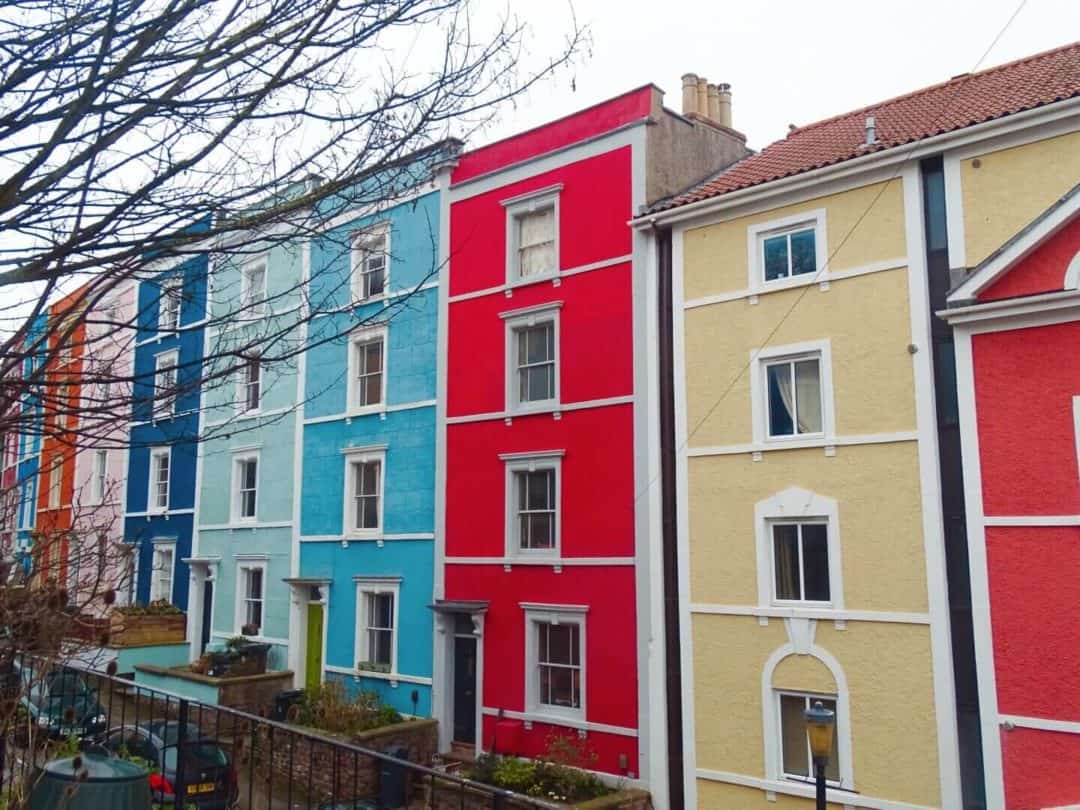 Where To Find The Colourful Houses Of Clifton Bristol Where Goes Rose