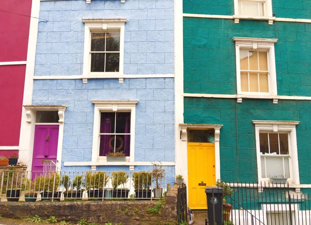 Where To Find The Colourful Houses Of Clifton Bristol Where Goes Rose