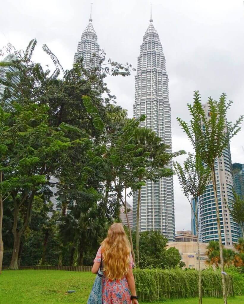 Petronas towers Kuala Lumpur Malaysia itinerary