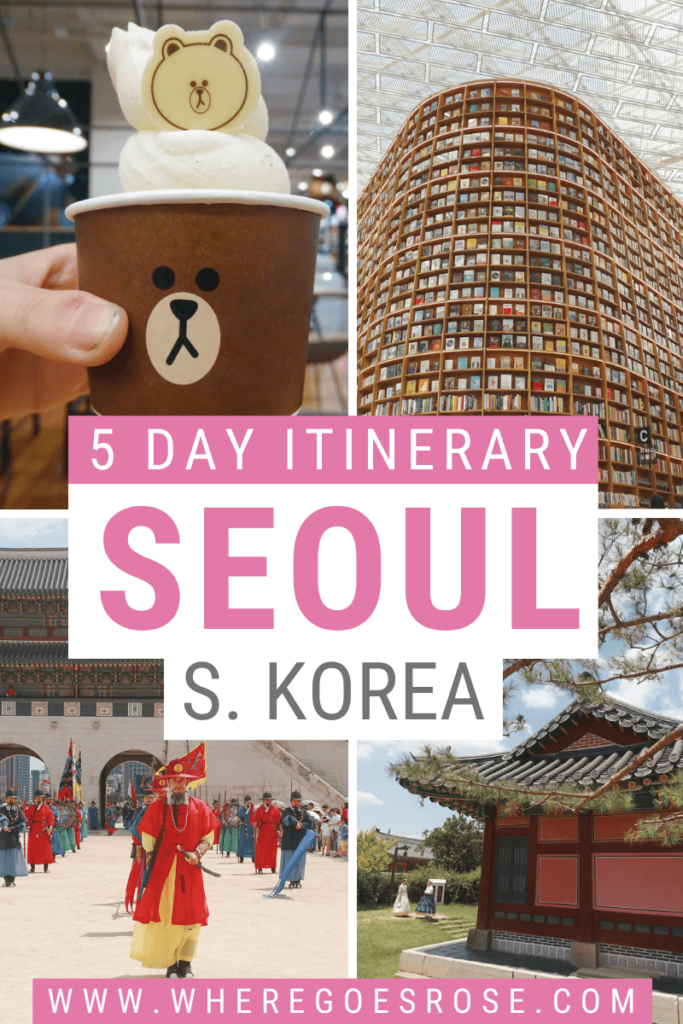 5 day trip to korea