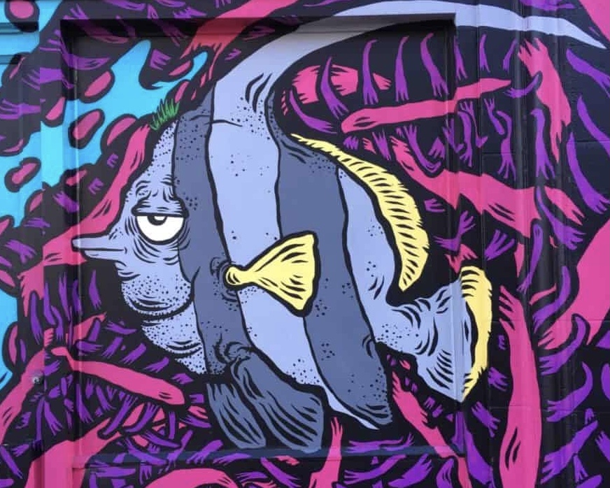 Lucas antics fish street art