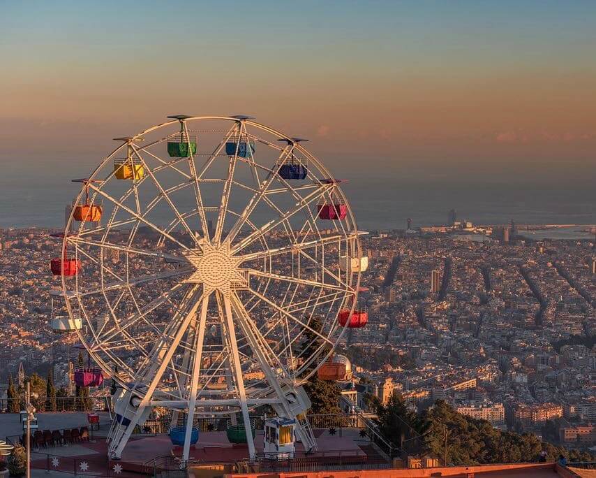 Tipidabo Ferris wheel Barcelona