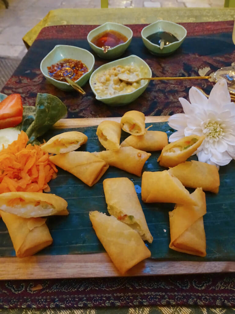 spring rolls thai food zadar