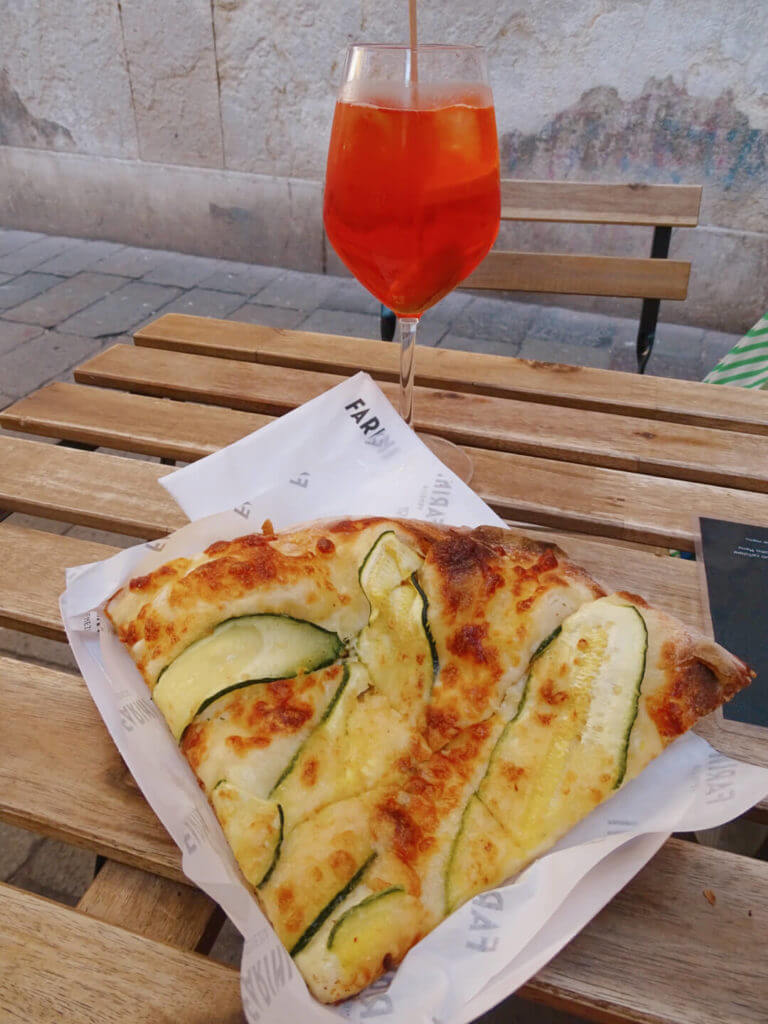 Pizza in italy must for solo female travel in europe