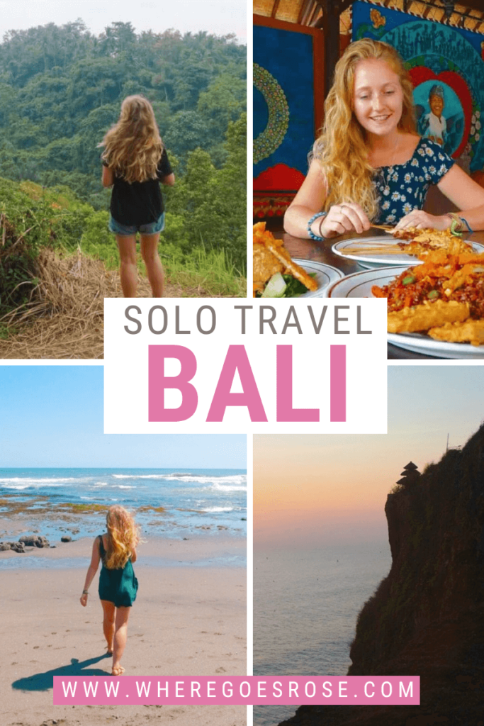 solo travellers in bali